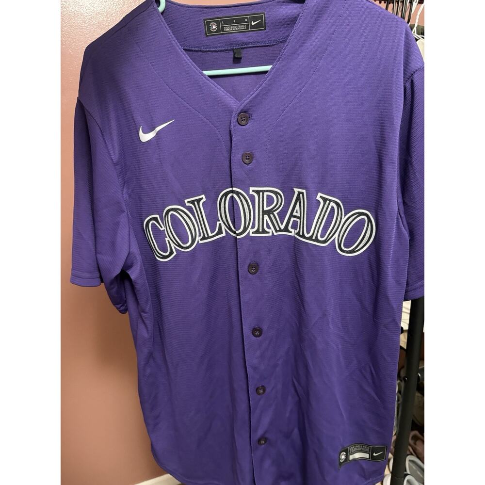 Nike Colorado Rockies Dri-fit MLB Jersey Mens Size L